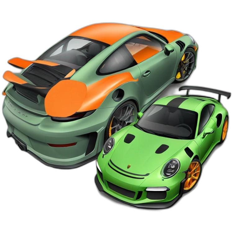 Porsche 911 gt3 rs emoji