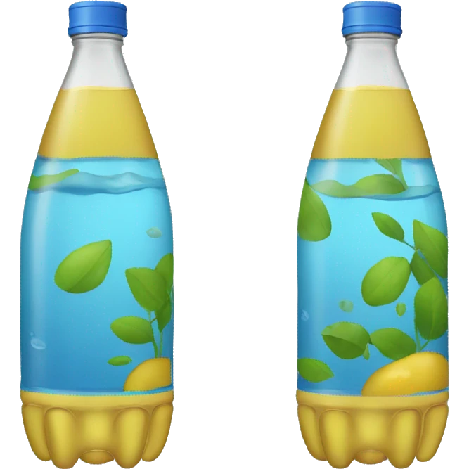 Botella de agua emoji