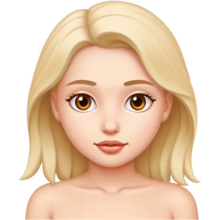Nude girl  emoji