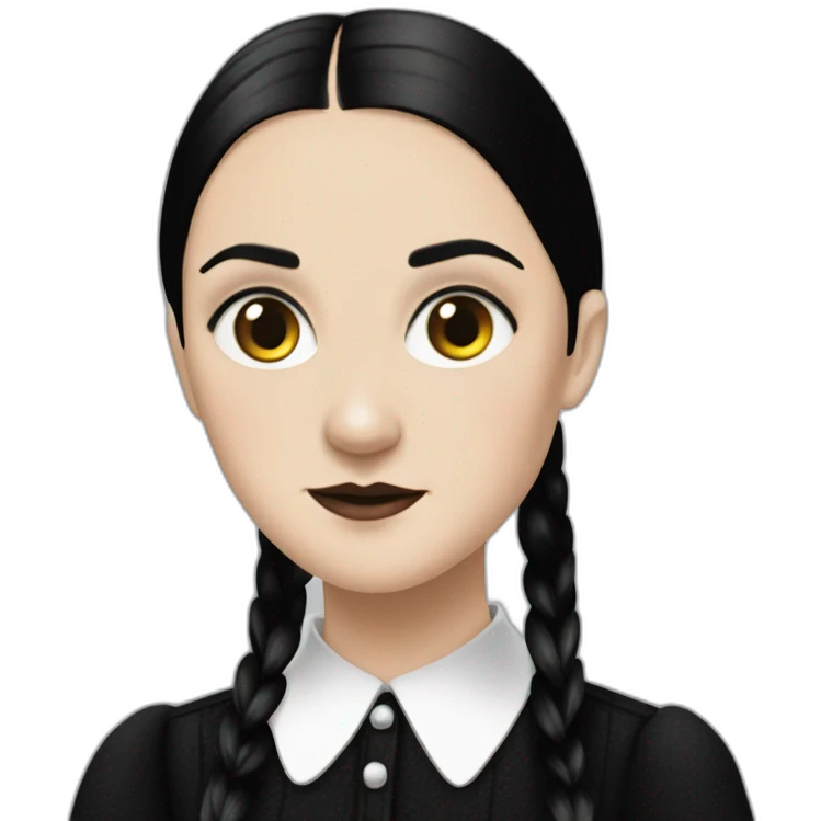 wednesday addams emoji
