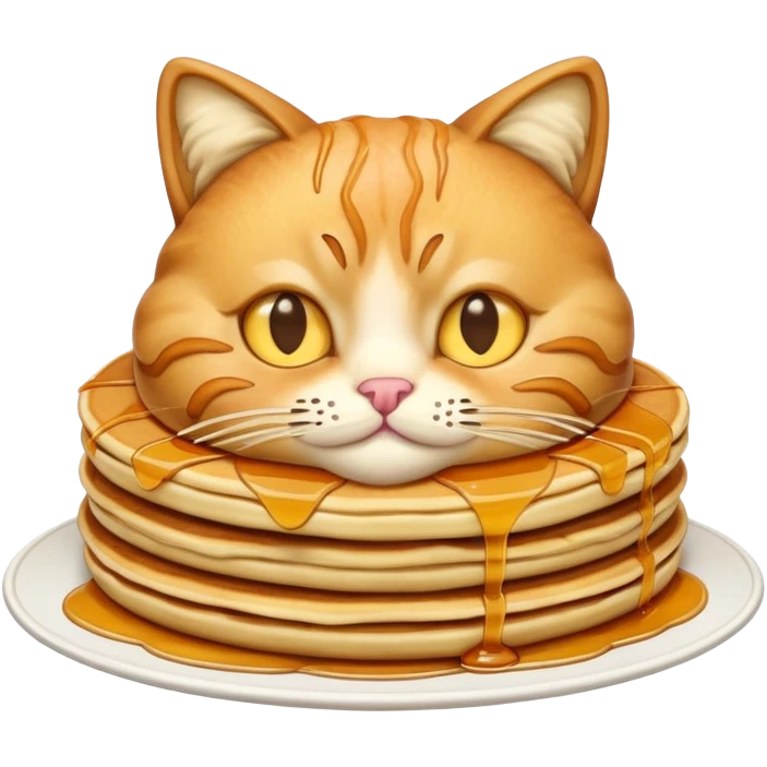 Pancake cat  emoji