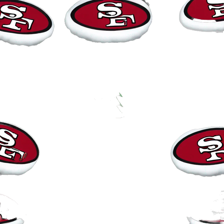49er Christmas tree emoji