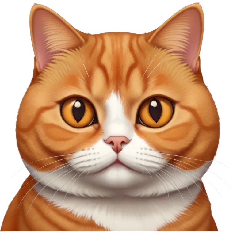 Ginger British Shorthair Cat emoji