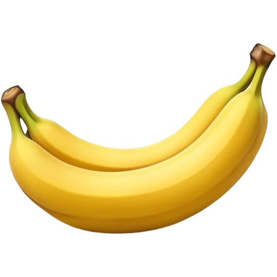 single yellow banana emoji