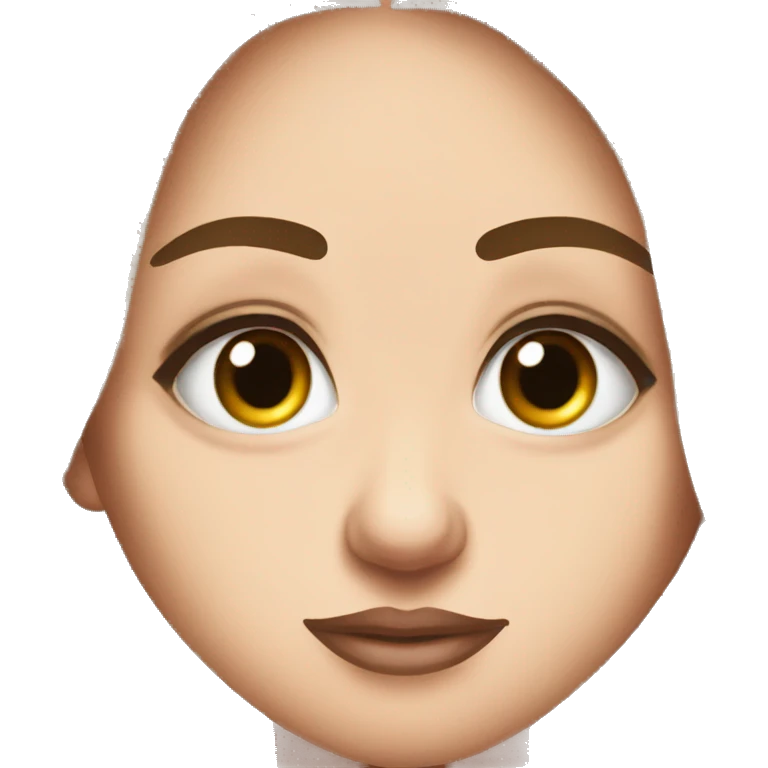 helpless big eyes with lashes woman emoji