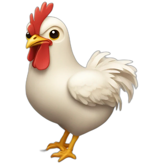 laser chicken emoji