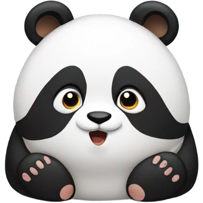 Fat panda emoji