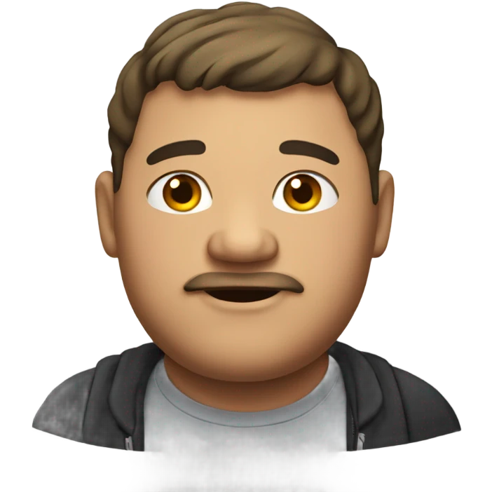 Fat guy  emoji