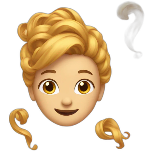 twirling hair emoji