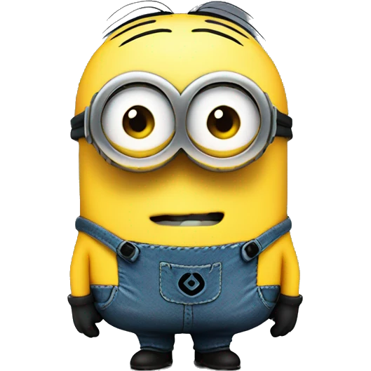 Despicable 4 character mega minion invisibility in the dark emoji
