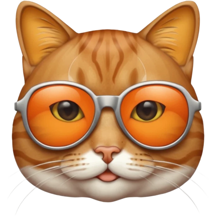 Cat wearing sunglasses emoji