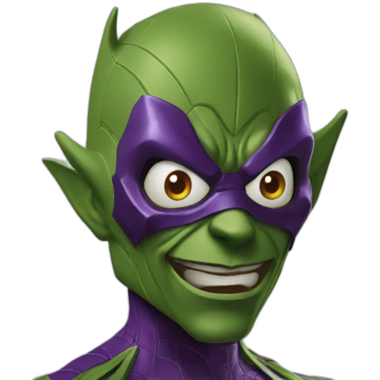 Green Goblin in spider man  emoji