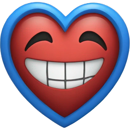 blue globe heart emoji