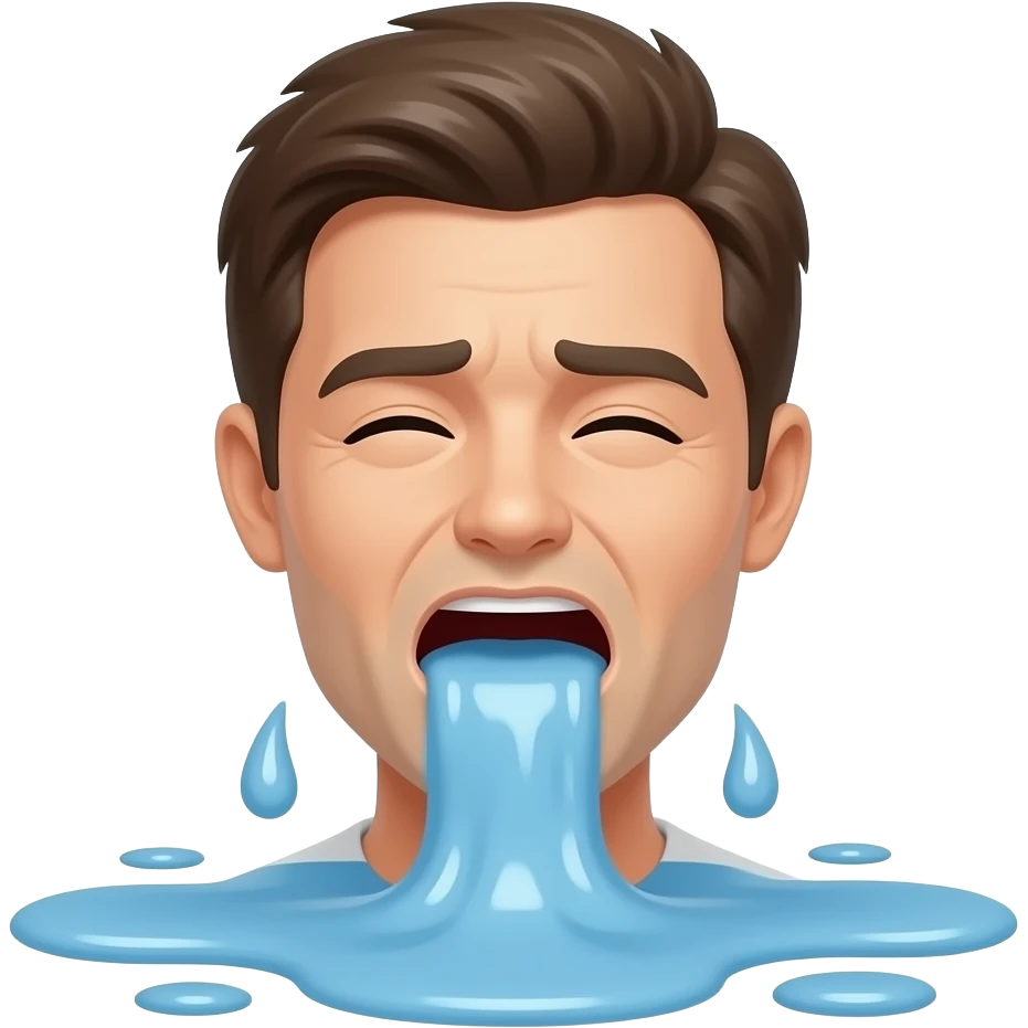 Emoji projectile vomiting emoji