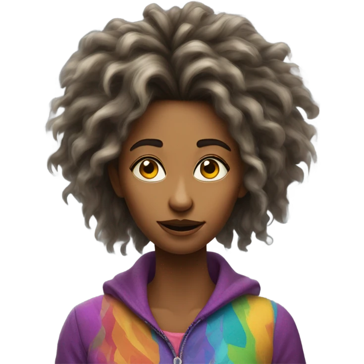 crazy lady emoji