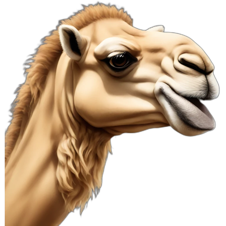 Loughing camel emoji