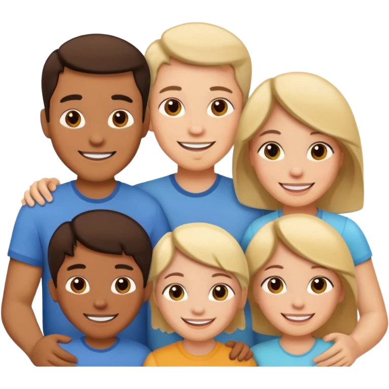 family of 5 emoji