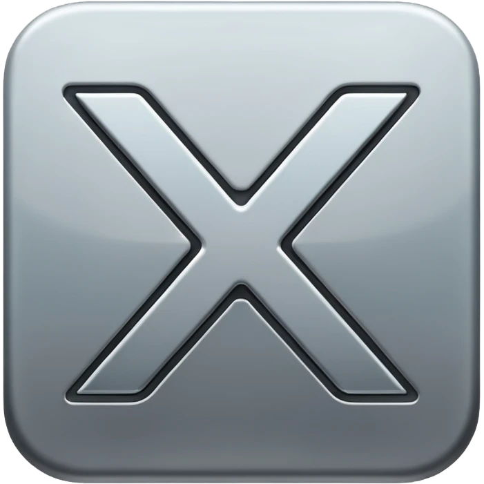 x logo emoji