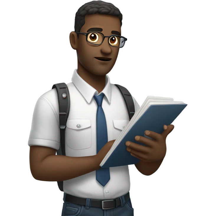 man journalist  emoji