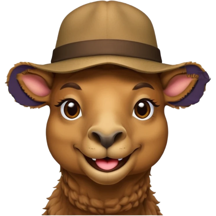 camel with hat emoji