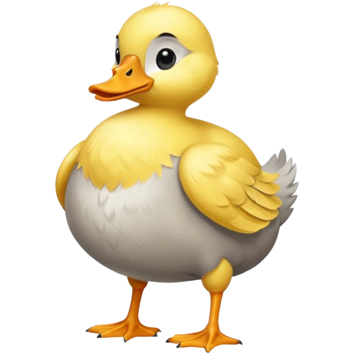 Ugly fat duckling  emoji