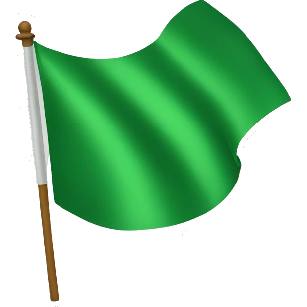 Green flag emoji