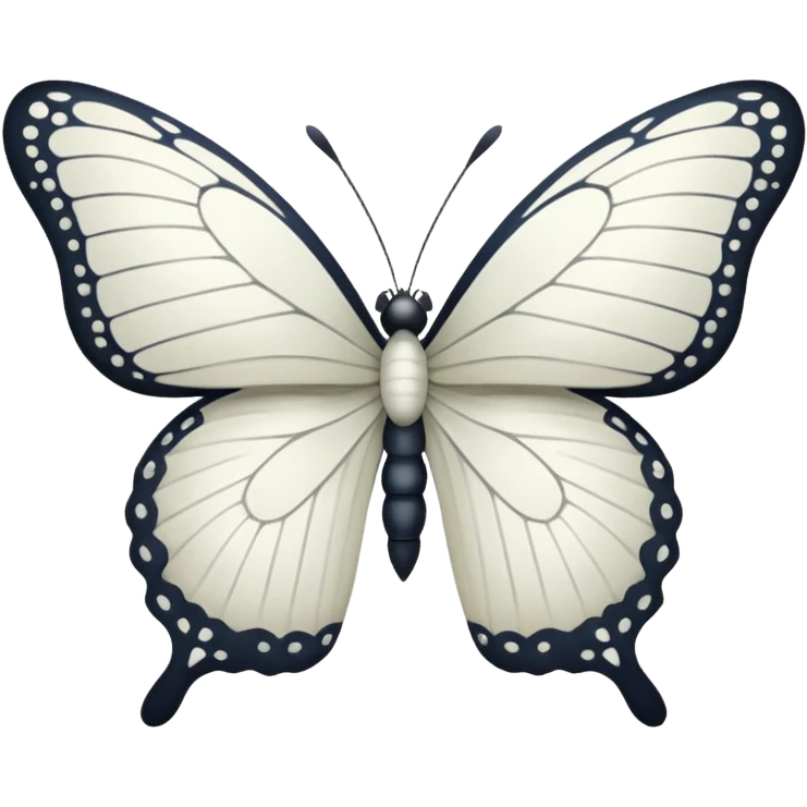 White butterfly emoji emoji