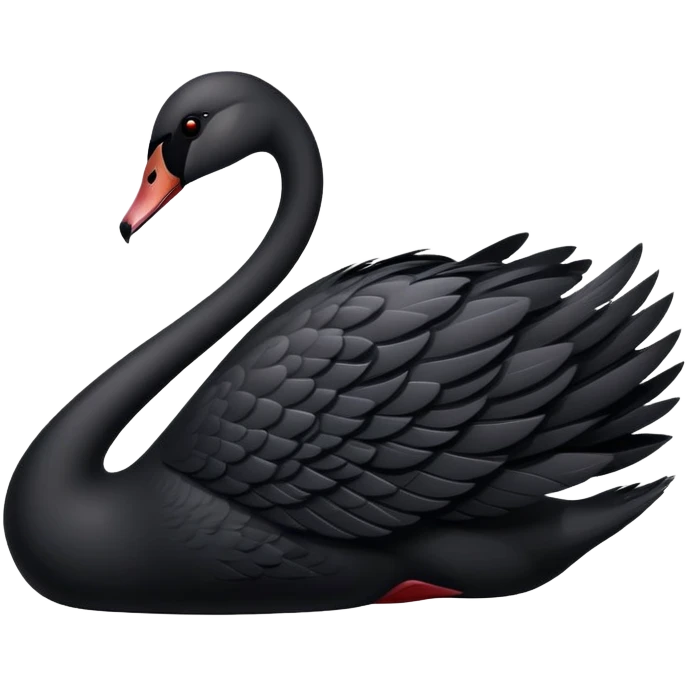 Black swan emoji