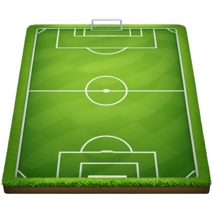 piece of short grass of a soccer field emoji
