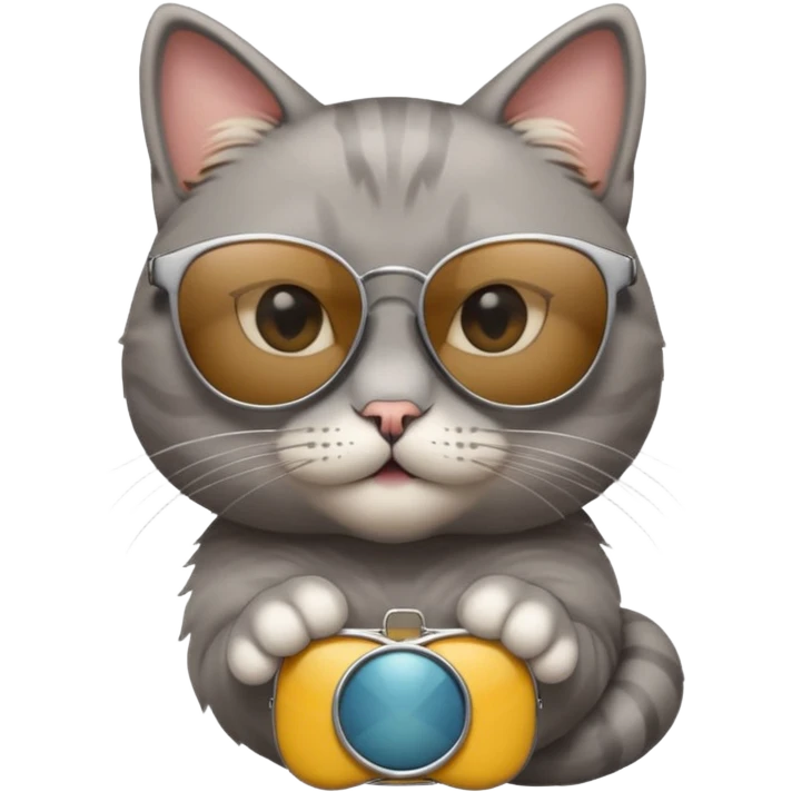 Cat wearing sunglasses emoji