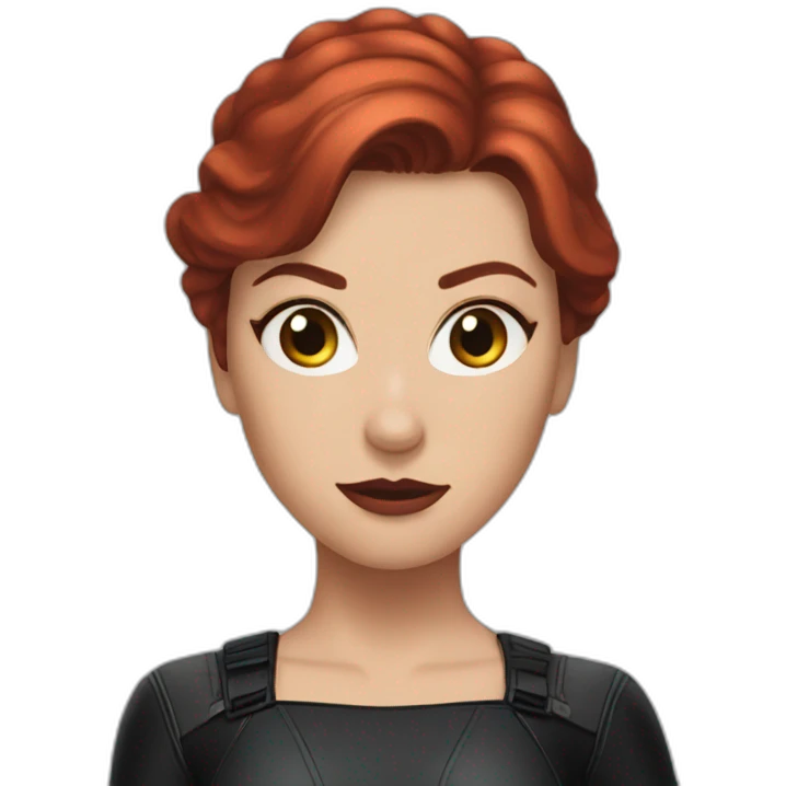 Marvel black widow  emoji