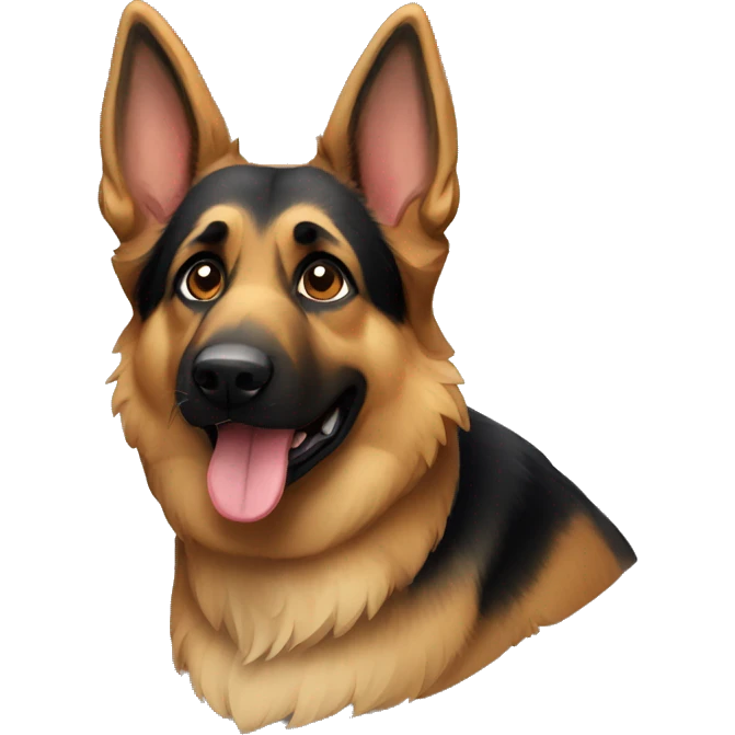 German shepherd dog  emoji