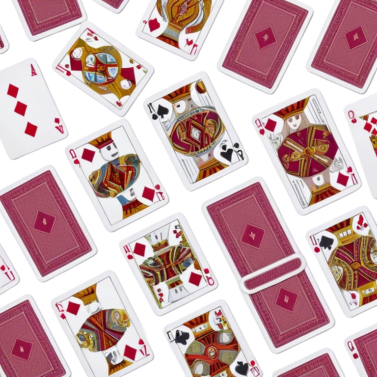 burgundy cards emoji