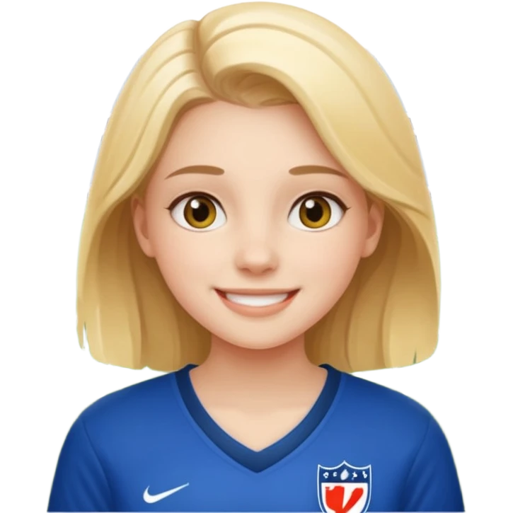 girl watching football game emoji