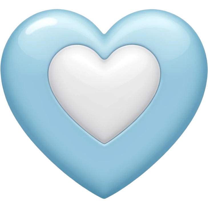 Coração branco emoji