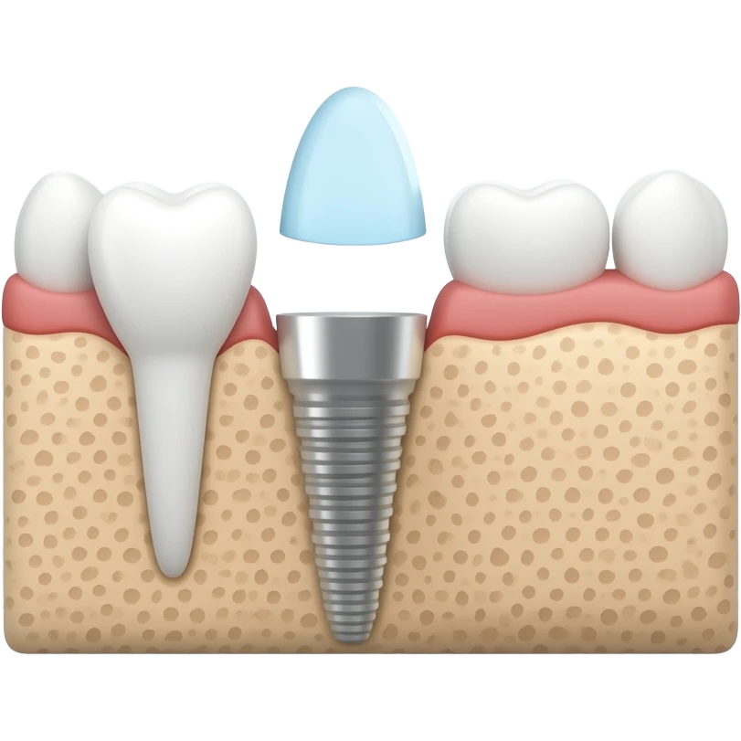 Dental implant emoji