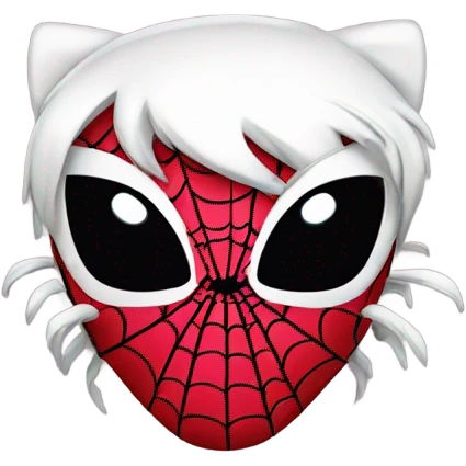 Hello kitty Spider-Man  emoji