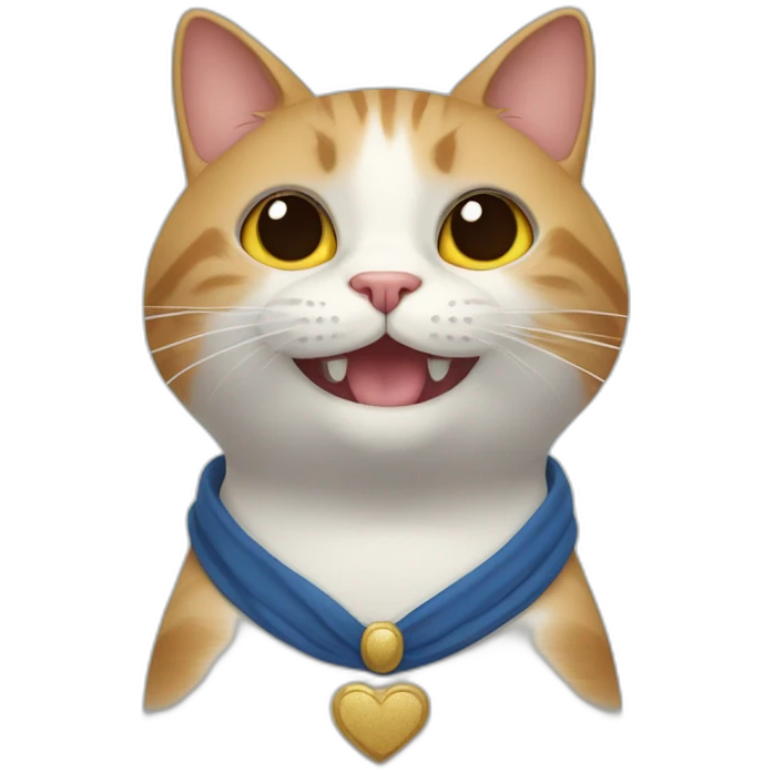 cat avec un doigt d'honneur emoji