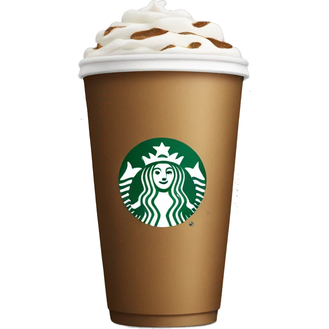 Starbucks coffee emoji