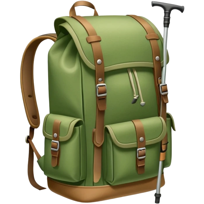 hiking camping backpack emoji