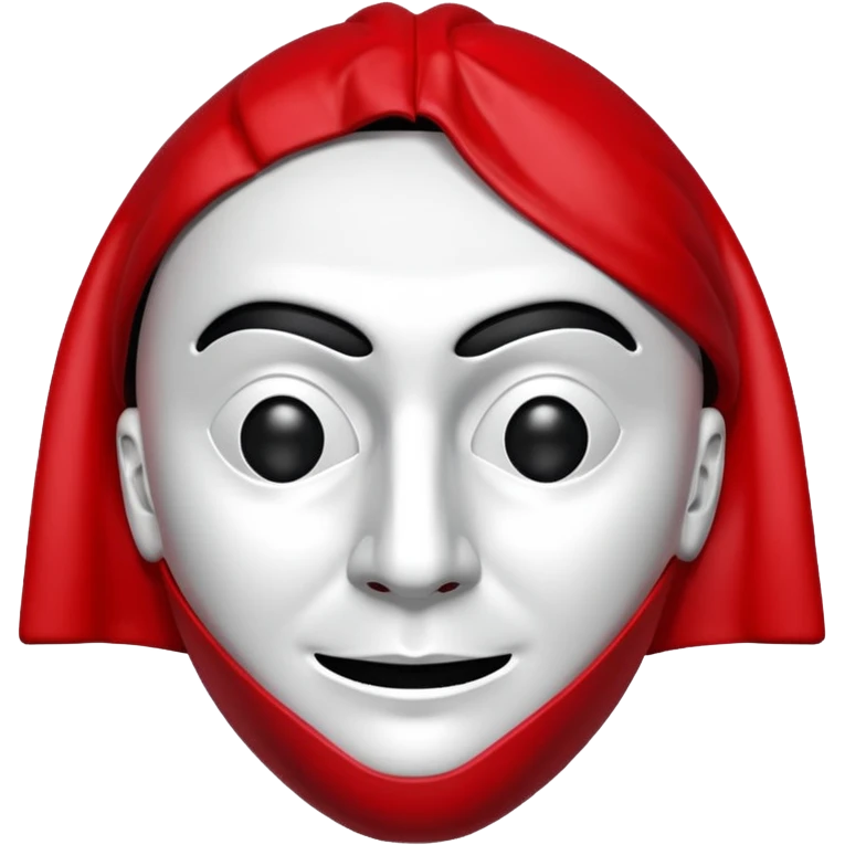 Money heist mask emoji