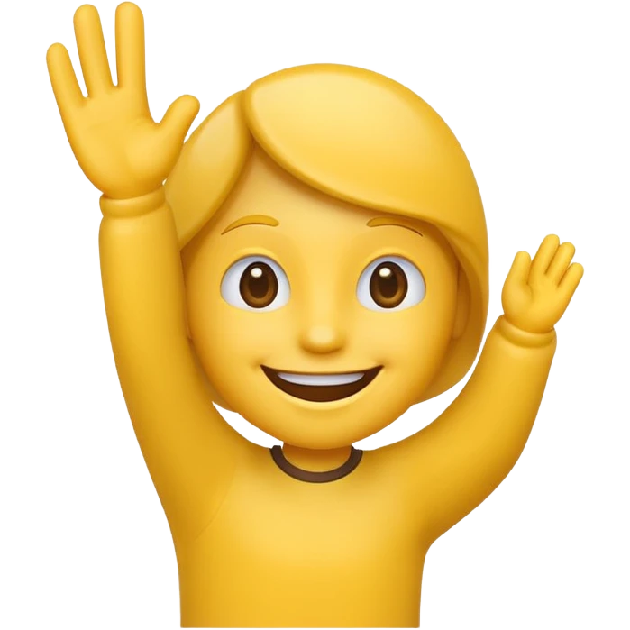 hello hand waving emoji emoji