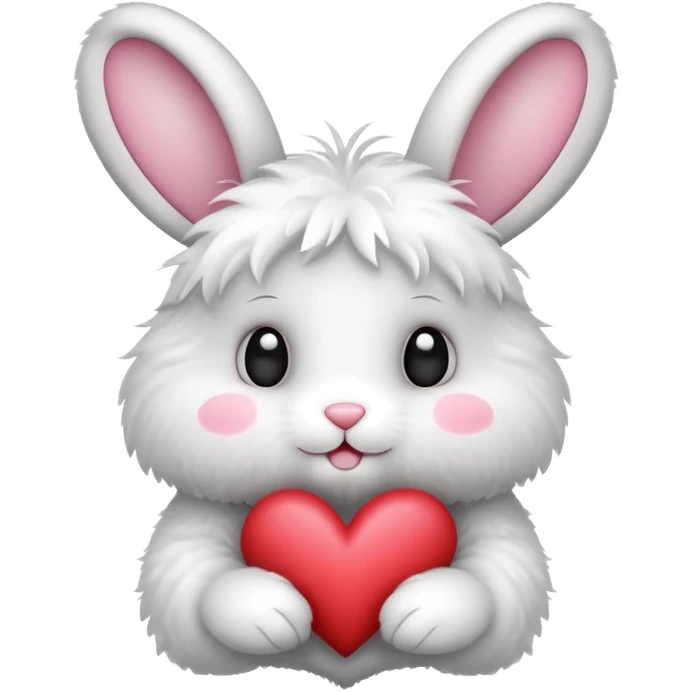 bunny with heart emoji emoji