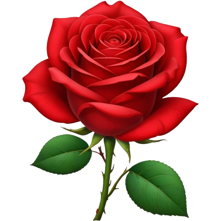 a beautiful rose emoji