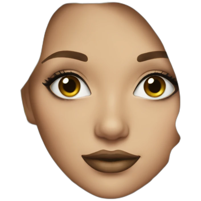 BLONDE GIRL WITH MAKEUP emoji