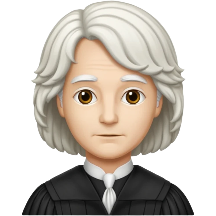 Fancy judge  emoji