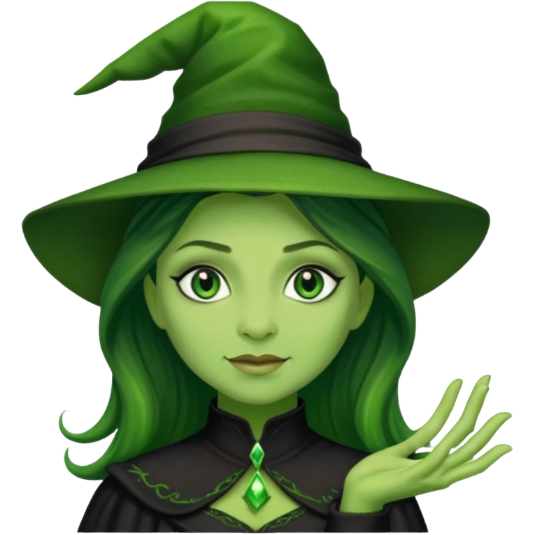elphaba holding space emoji