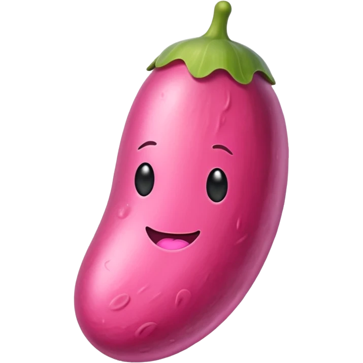 Pink pickle  emoji