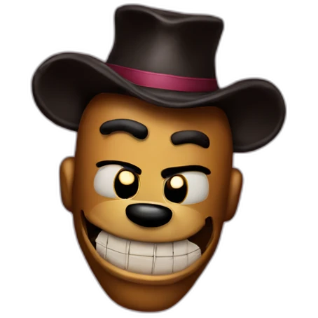 sad face glamrock freddy from fnaf emoji