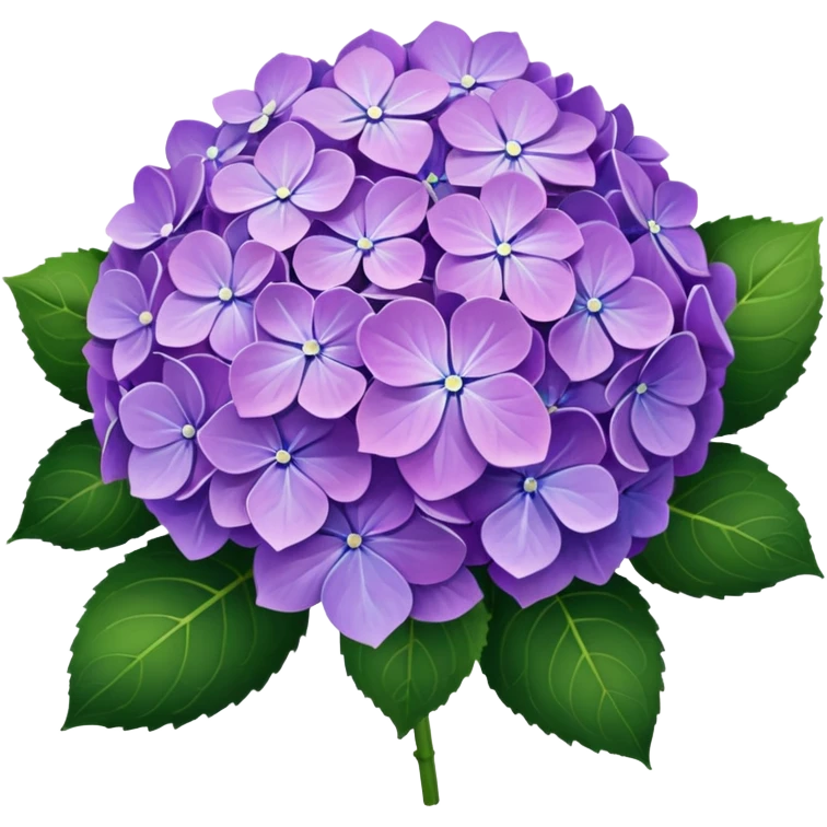 Purple Hydrangea emoji